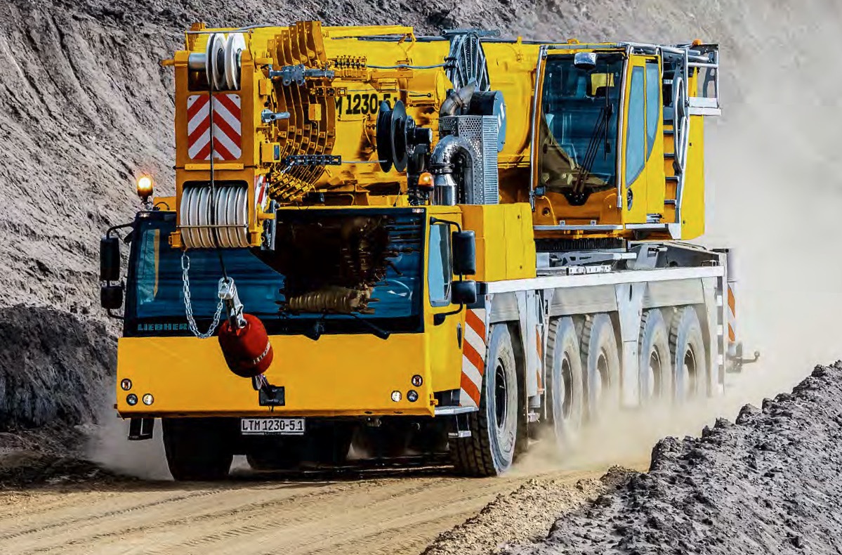 Dźwig kołowy Liebherr LTM 1230-5.1 – wynajem z operatorem, DWB Janusz Nowak